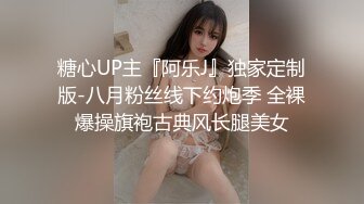 糖心UP主『阿乐J』独家定制版-八月粉丝线下约炮季 全裸爆操旗袍古典风长腿美女